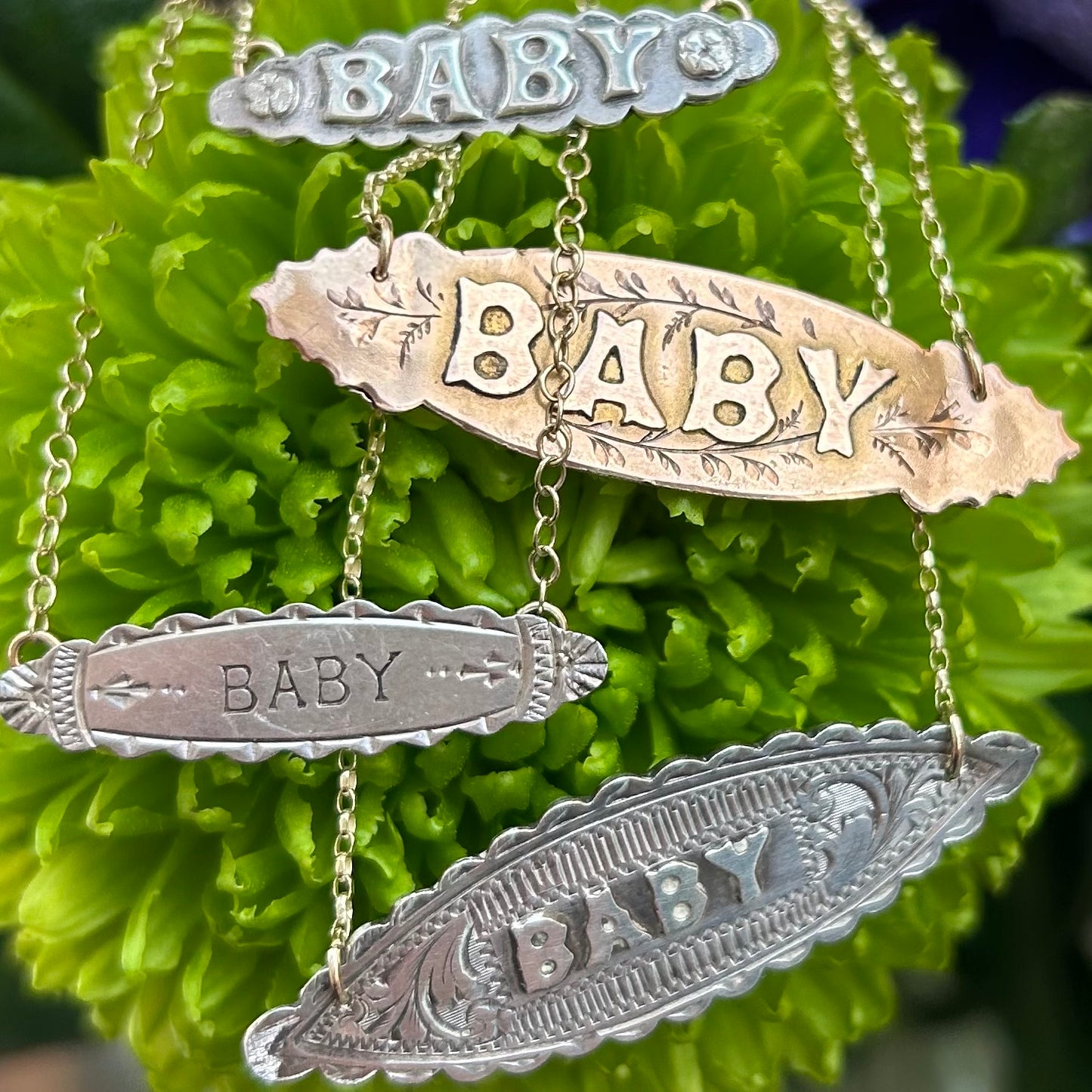 Antique Sweetheart Baby Necklace