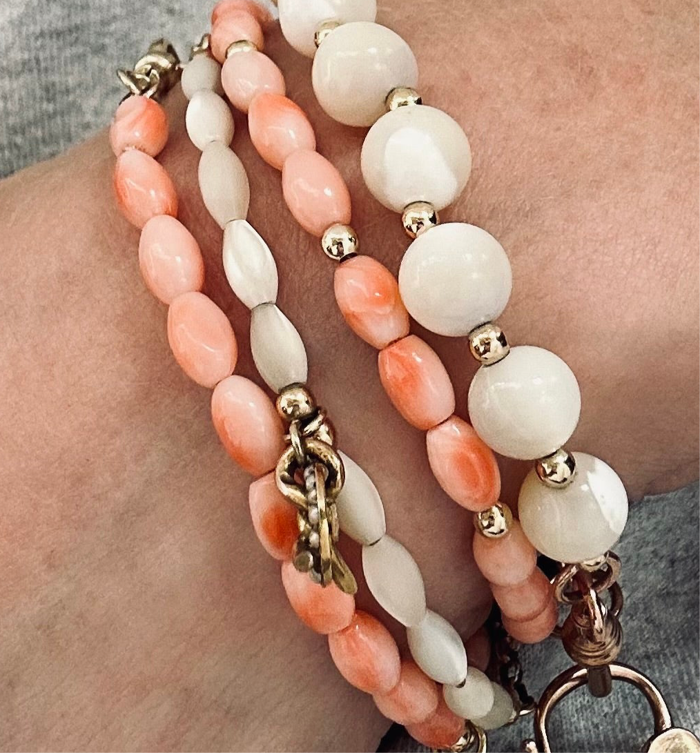 Angel Skin Coral Bracelet