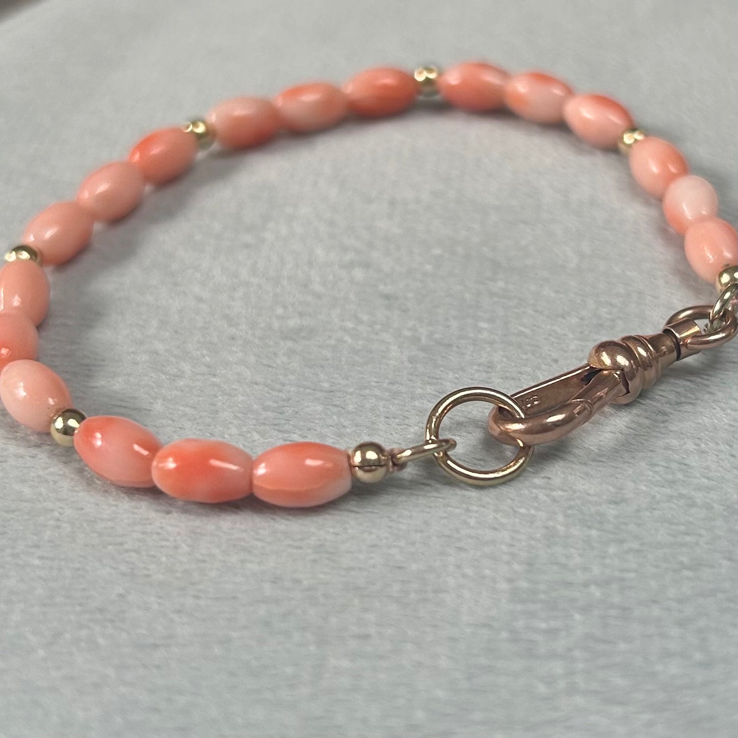 Angel Skin Coral Bracelet