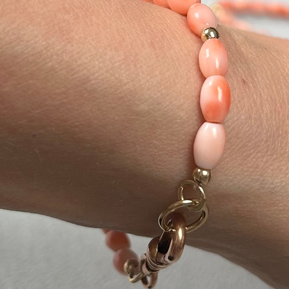 Angel Skin Coral Bracelet
