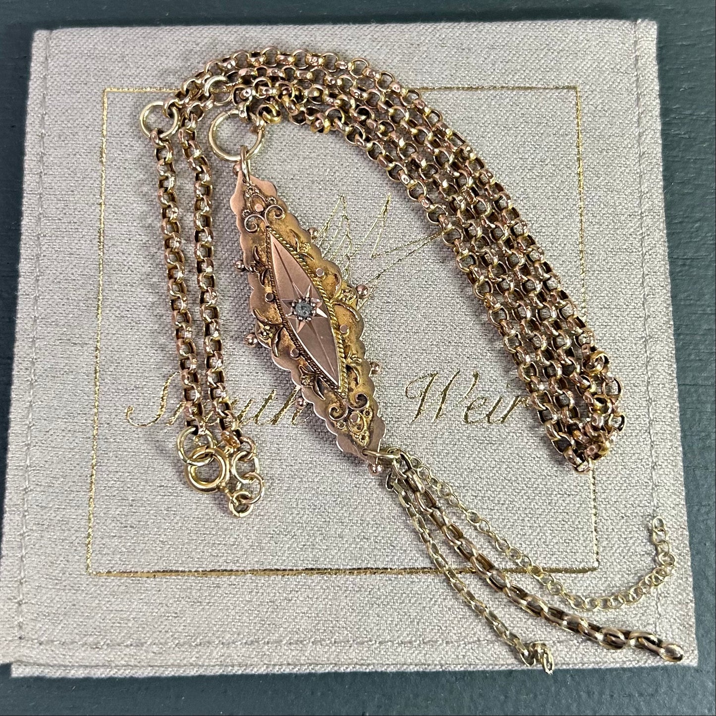 Antique Tassel Pendant Necklace