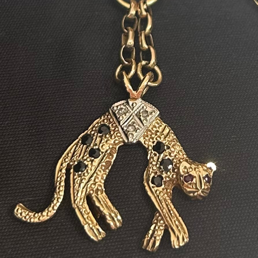 Vintage Panther Necklace