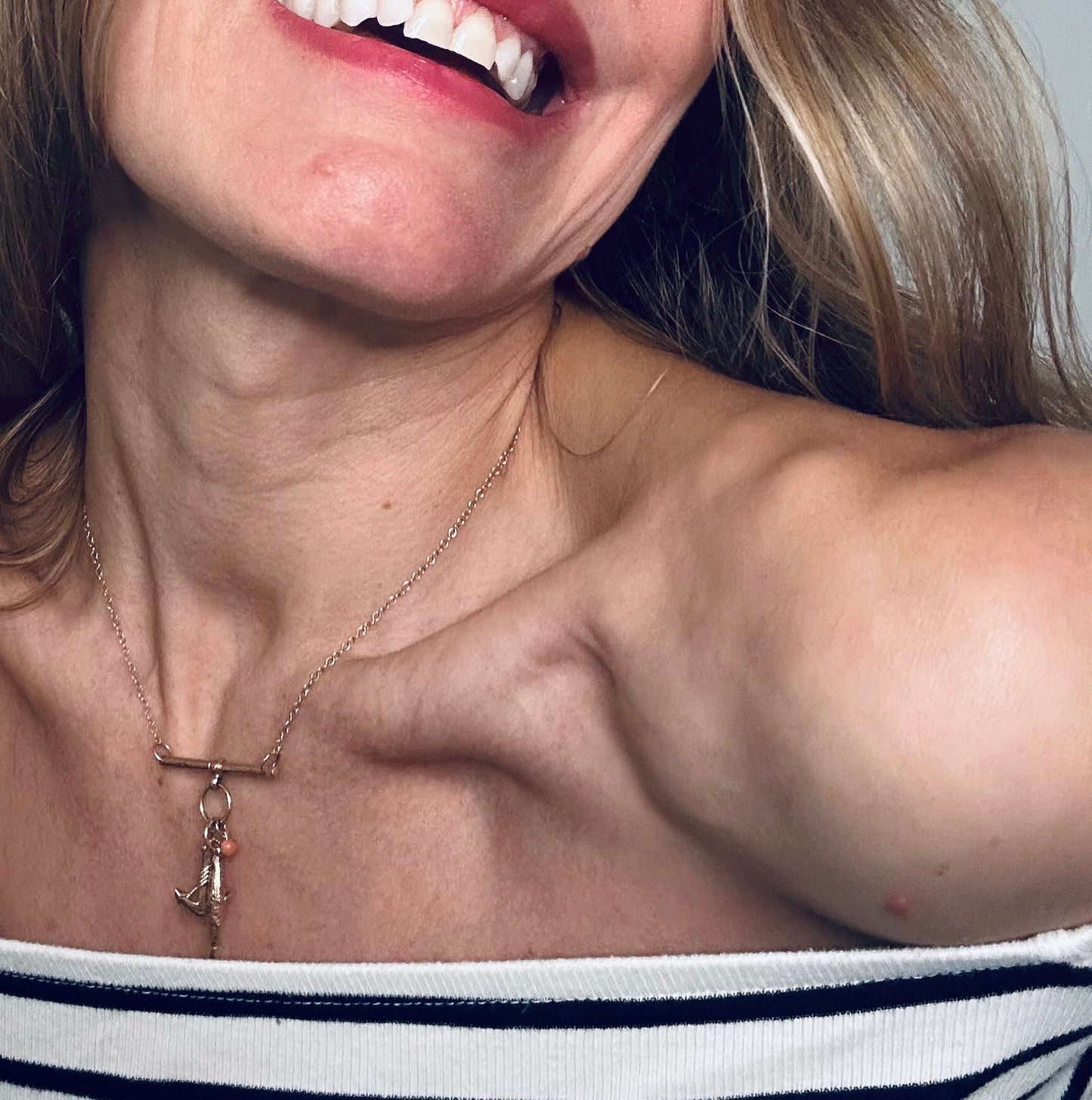 Vintage Nautical Gold Necklace