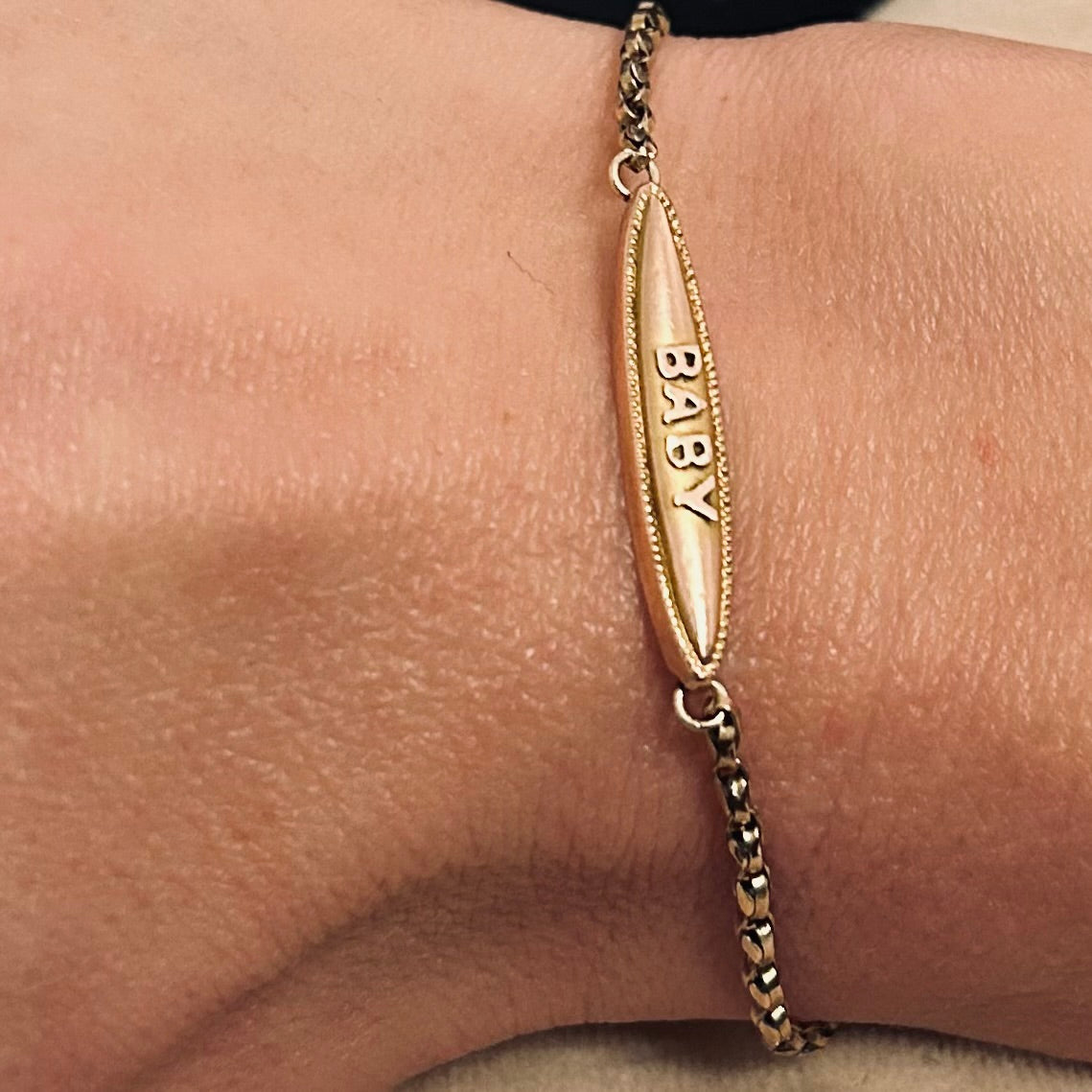 Antique 9ct Gold ‘Baby’ Bracelet