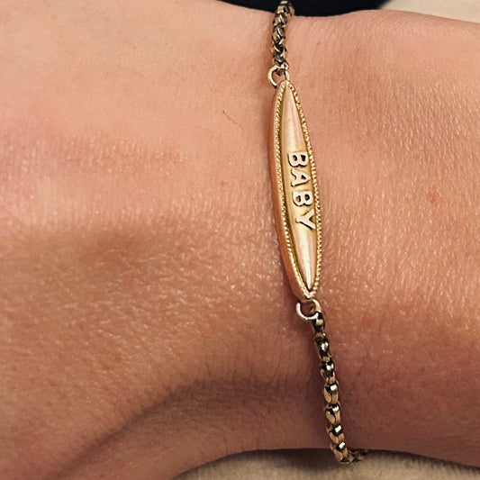 Antique 9ct Gold ‘Baby’ Bracelet