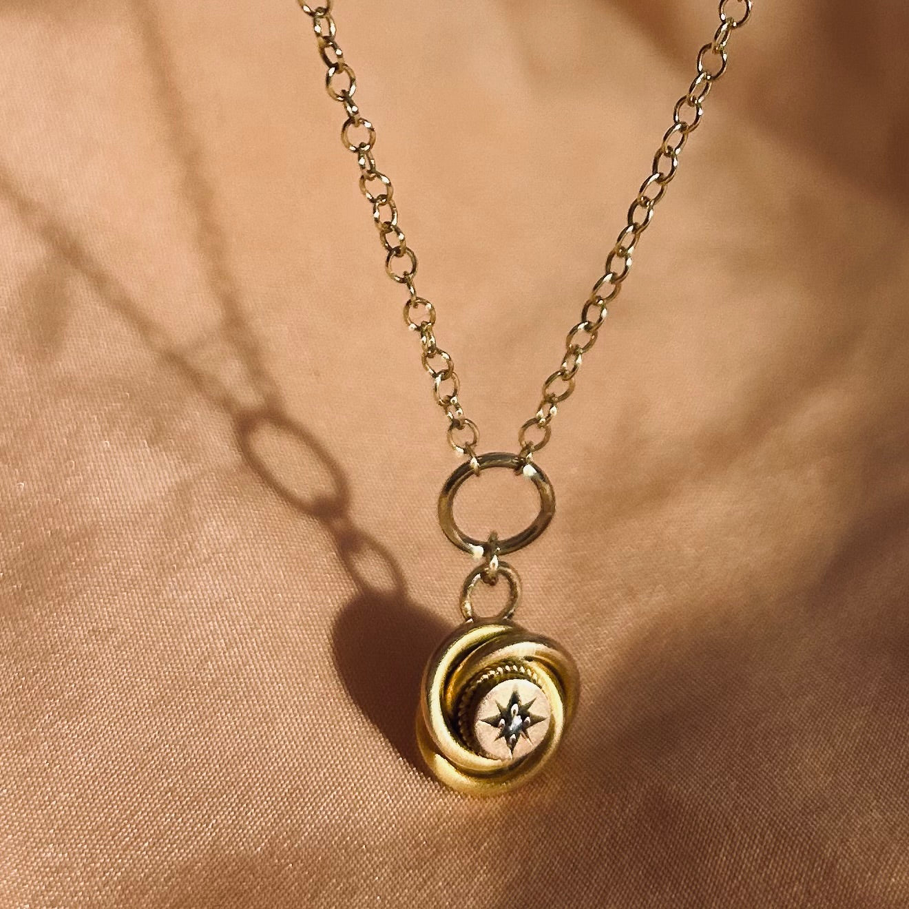 Victorian Lovers knot Neclace
