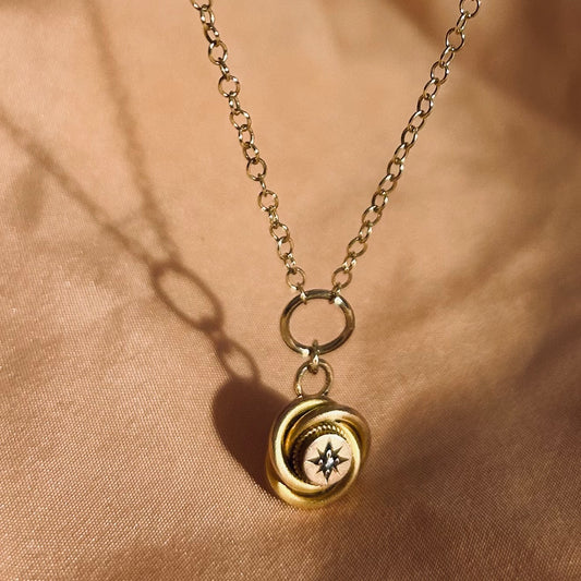 Victorian Lovers knot Neclace