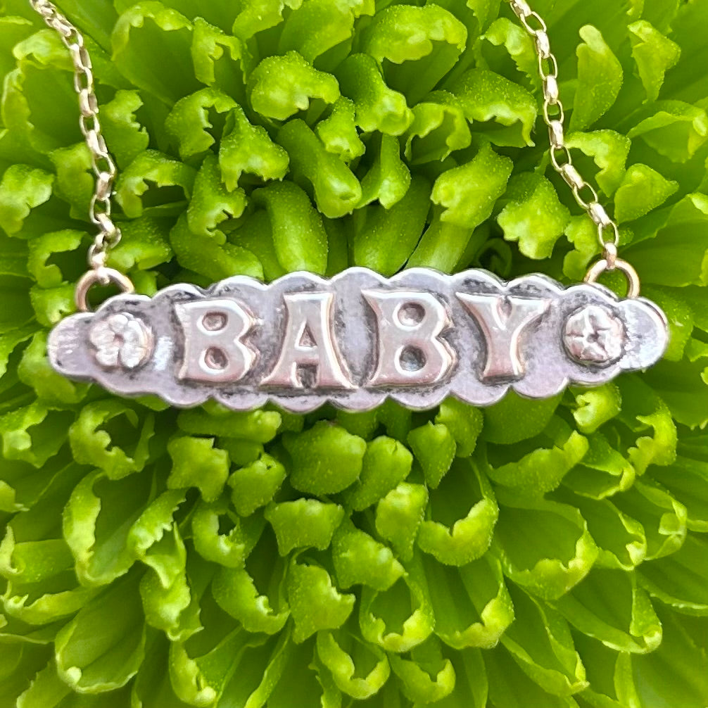 Victorian Floral Baby Necklace