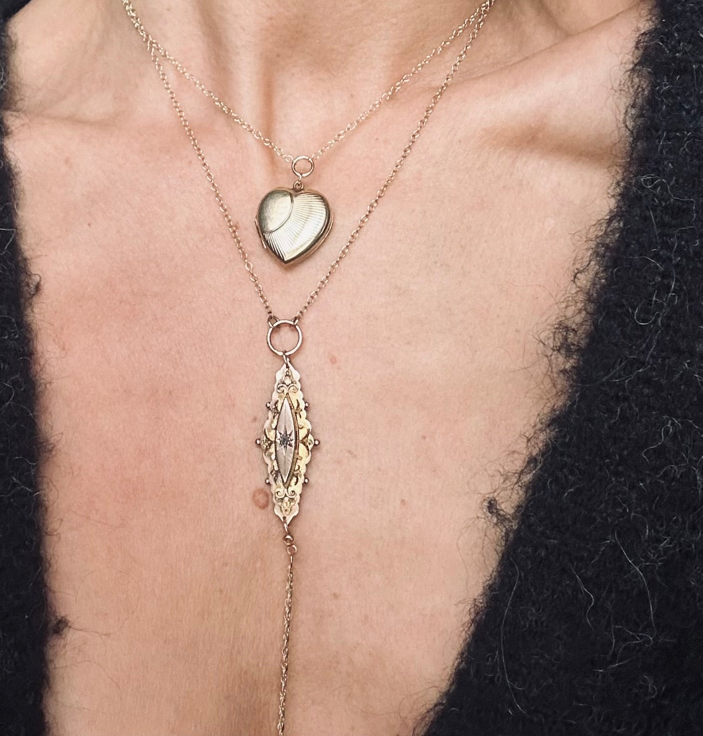 Antique Tassel Locket  Pendant