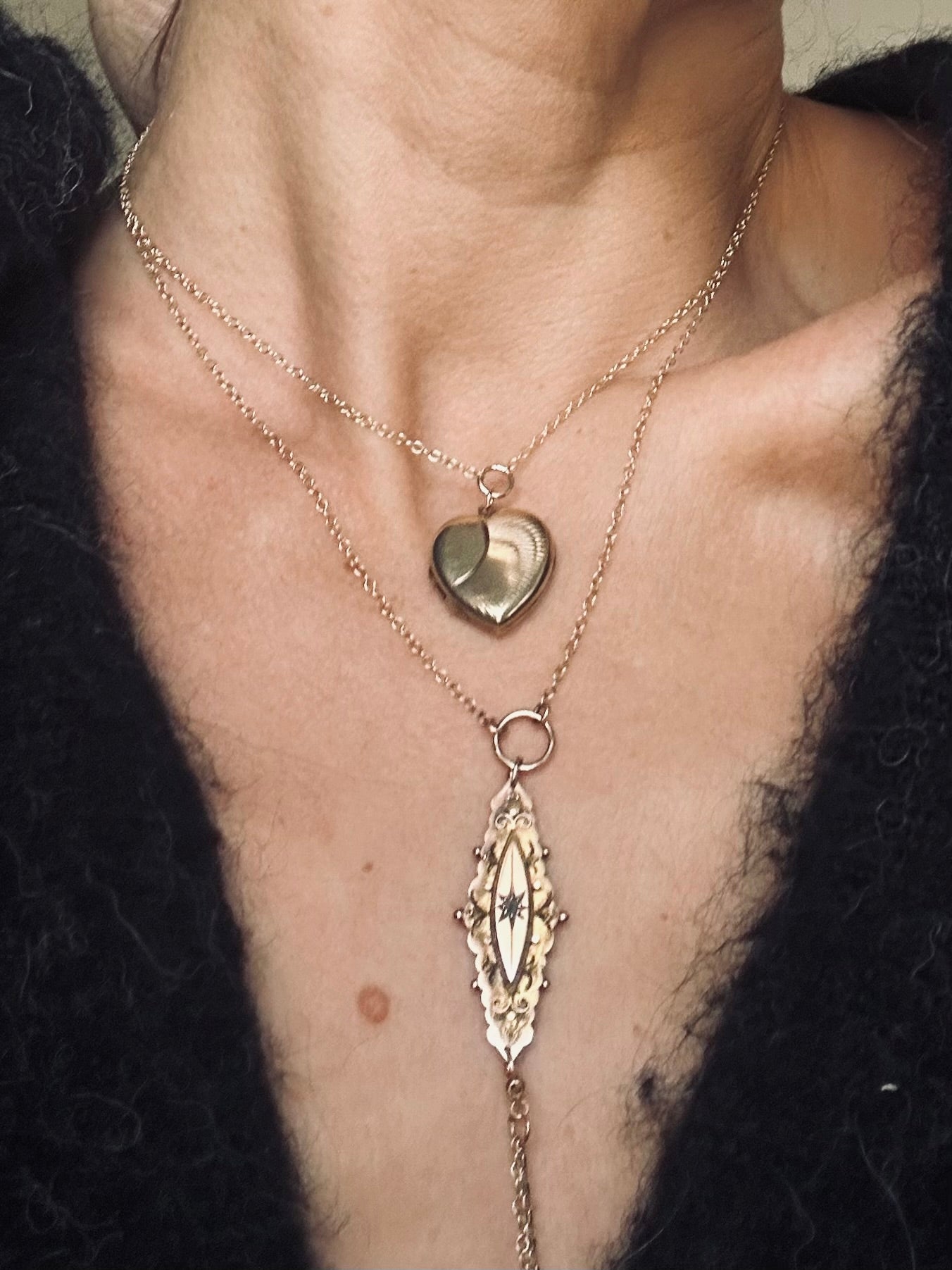 Antique Tassel Locket  Pendant