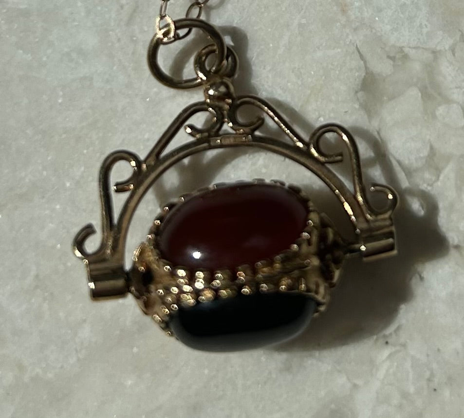 Vintage Fob Spinner Necklace