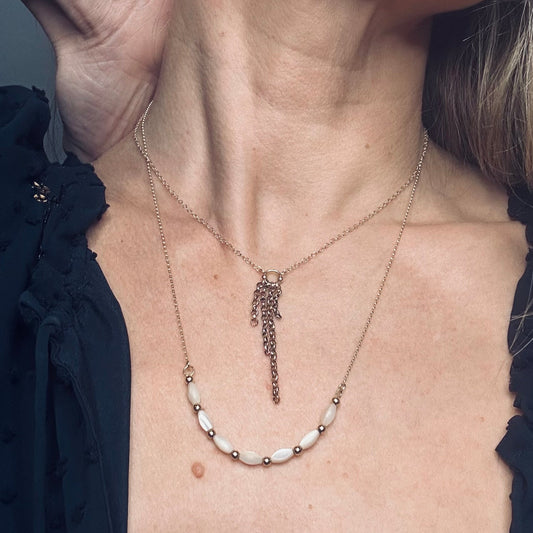 Vintage Mother of Pearl Necklace