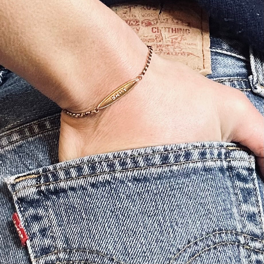 Antique 9ct Gold ‘Baby’ Bracelet