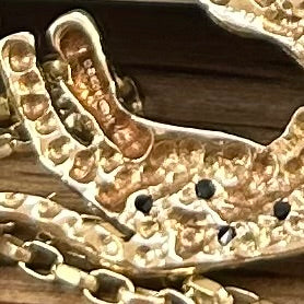 Vintage Gold Panther Necklace