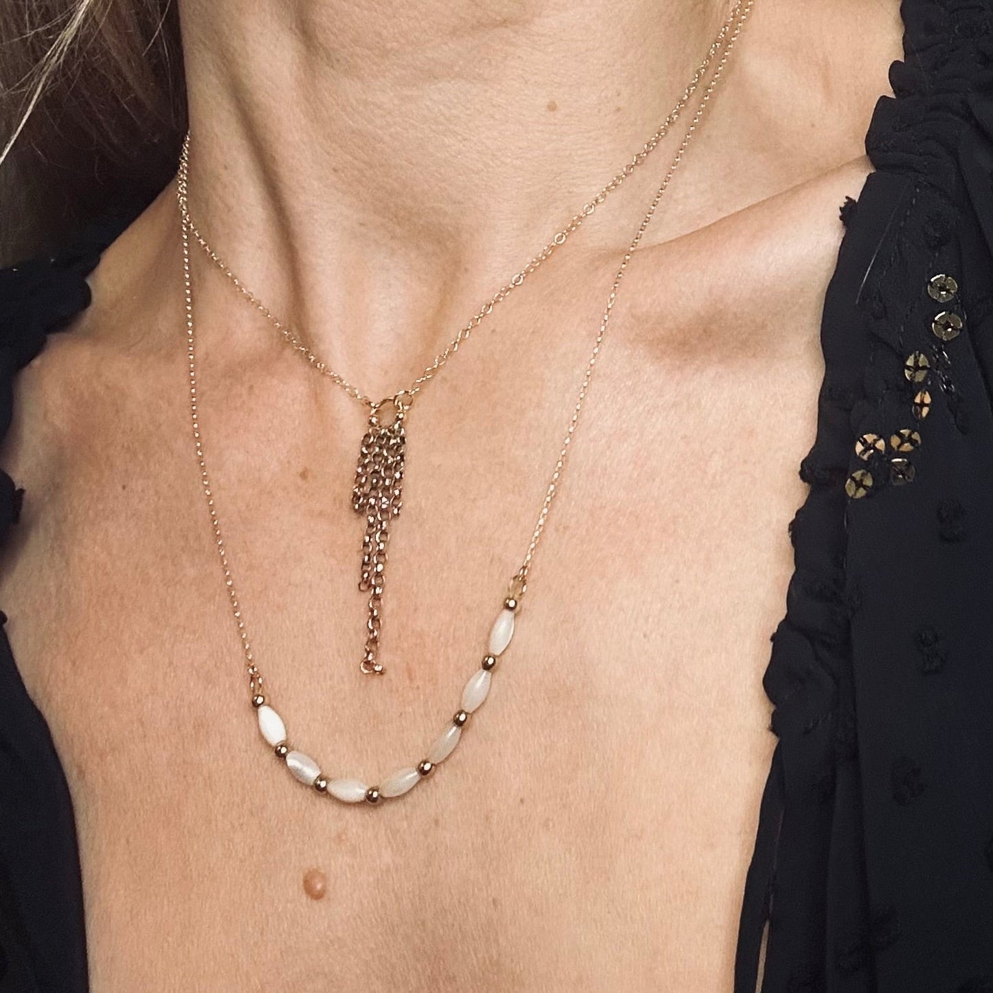 Antique Fine Tassel Necklace