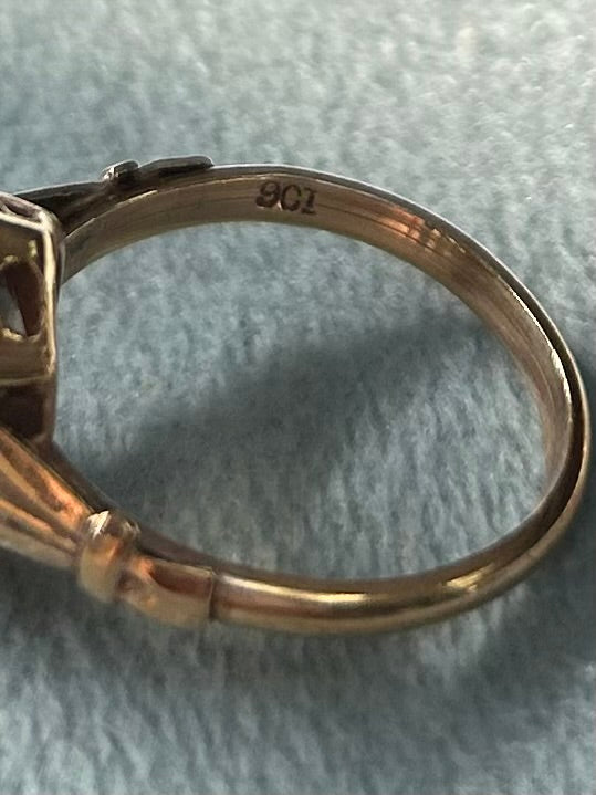 Vintage Smokey Quartz Cocktail Ring